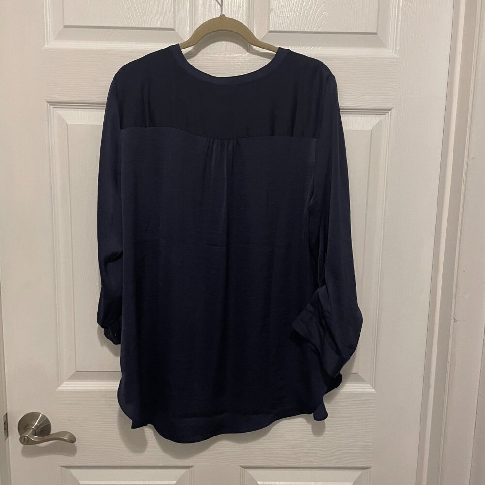Chico's Navy Blouse (5 clothing items for $15) - Picture 3 of 5